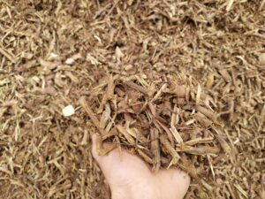 Biomasa de triturado de poda - detalle 1